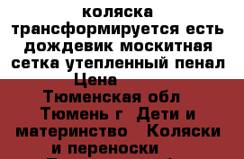 коляска трансформируется есть дождевик москитная сетка утепленный пенал  › Цена ­ 3 000 - Тюменская обл., Тюмень г. Дети и материнство » Коляски и переноски   . Тюменская обл.